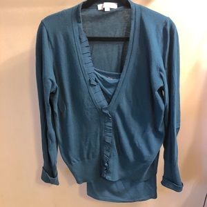 Loft cardigan with camisole